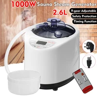 1000w sauna generator for sauna steam generator 2 6l fumigation machine home steamer therapy suitable for casks kitchen heating