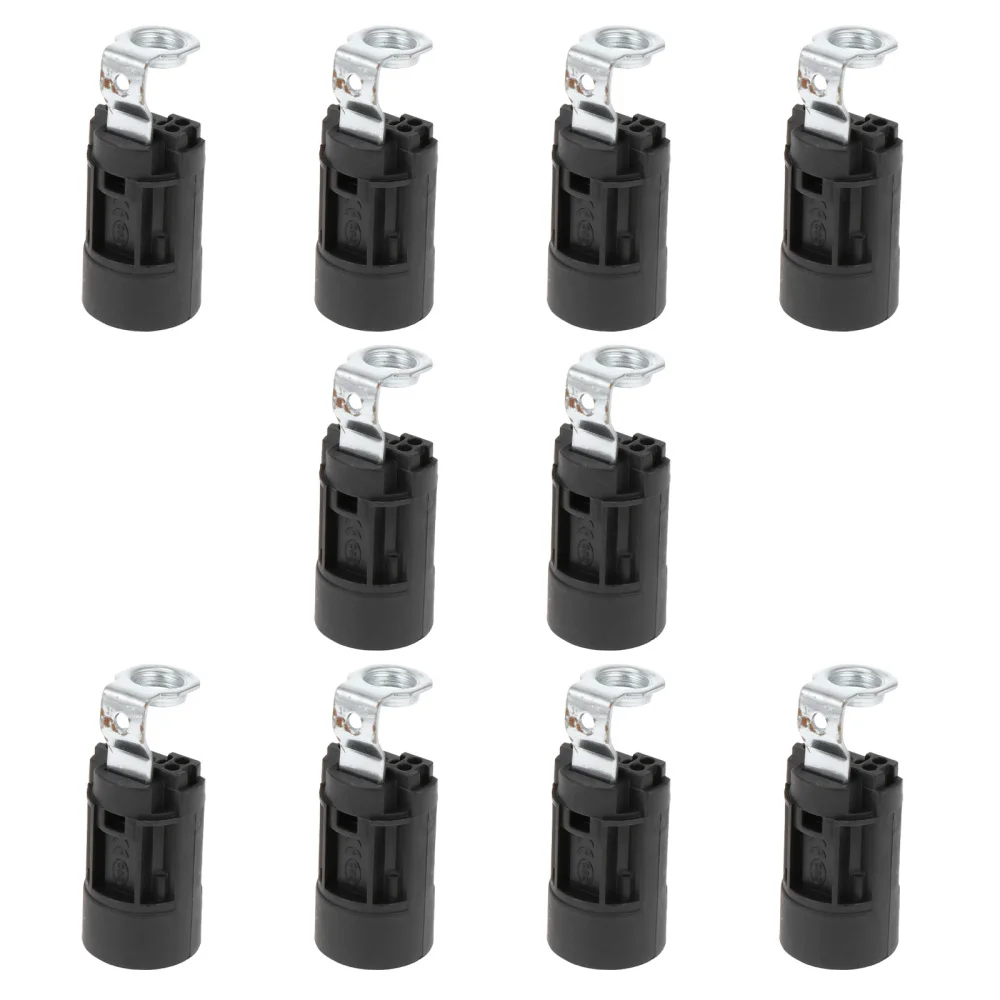 

10pcs E14 Bracket Lamp Holder LED E14 Candle Light Base Crystal Lampholder