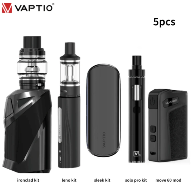 Vaptio железные C комплектом 50 Вт электронная сигарета комплект с 6 0 мл распылитель и