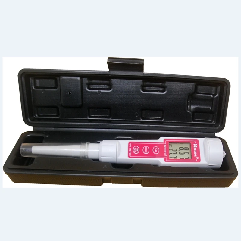 0.01pH Digital Waterproof pH Meter for Wet Soil Acidity Cream Food Meat Dough Liquid Water Quality Ph Temp Value Tester ATC | Инструменты