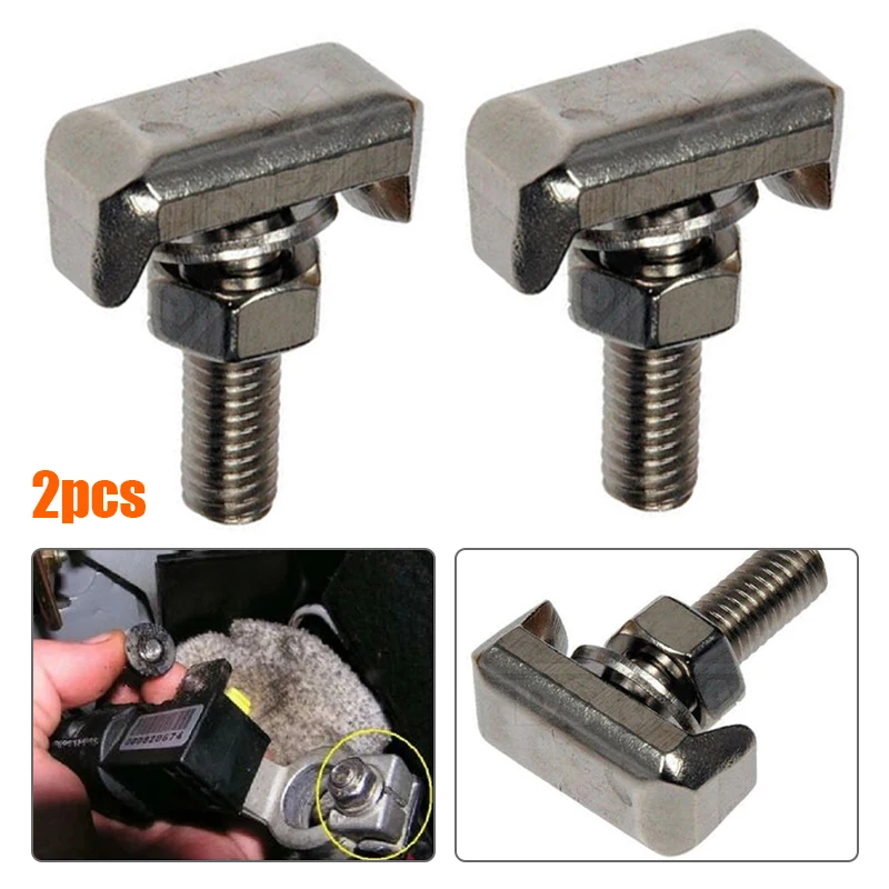 Набор клемм для кабеля аккумулятора 2 шт. комплект гаек из нержавеющей стали 19116852