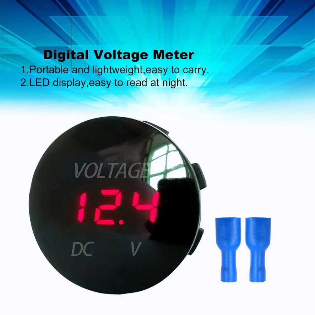 5 48 В светодиодный дисплей Цифровая панель Вольтметр Электрический измеритель