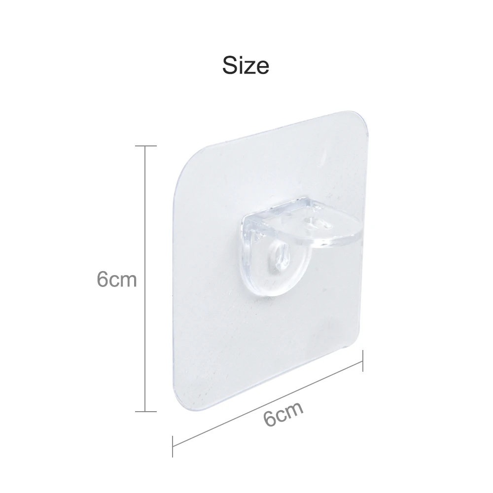 Подставка для полки без клея Пробивка ногтей прочный Треугольный Кронштейн