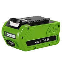 6 0ah 40v replacement lithium battery for greenworks 29472 29462 g max power tools 29252 20202 22262 25312 25322 20642 22272