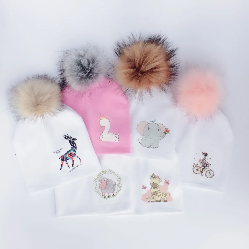 Шапка Детская осенняя в виде слона оленя единорога шапка для малышей | одежда и