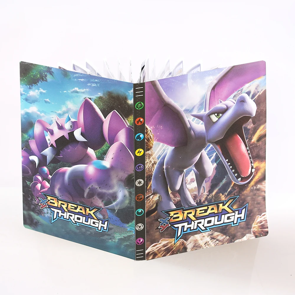 

9 карманный альбом Pokemon 432 держатель для карт связывающая мультяшная аниме карта игра Покемон книга папка с загруженным списком коллекция де...