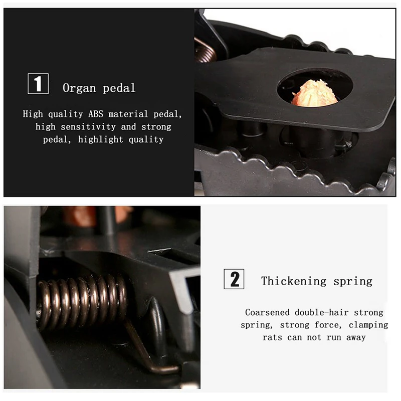 Высококачественная пластиковая искусственная ловушка для мыши мышей борьбы с