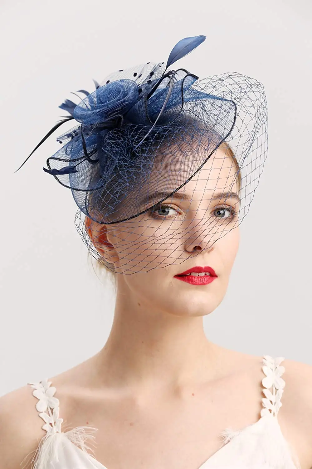 Fascinators Hats 50s Hat Pillbox Cocktail Tea Party Headwear with Veil for Girls and Women | Dancing