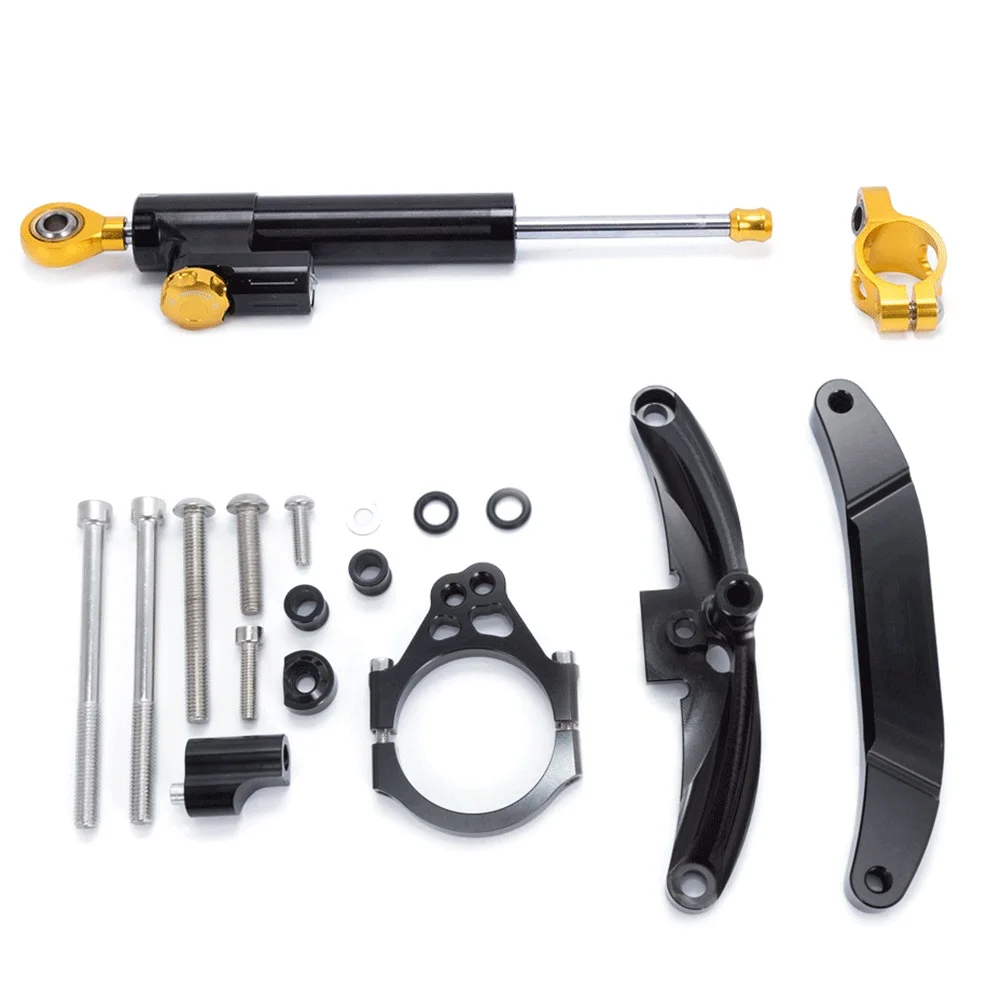 Motorcycle Steering Damper Mount Bracket Support Kit For YAMAHA FZ1 FZ-1 FZ 1 2006 2007 2008 2009 2010 2011 2012 2013 2014 2015 |