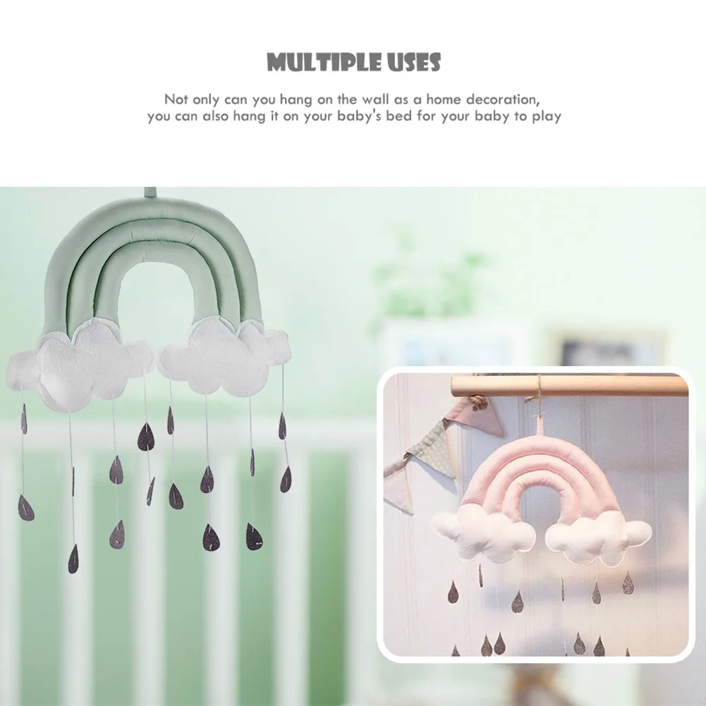 Облако капля дождя реквизит детская кроватка ткань мобильный подвесной кулон