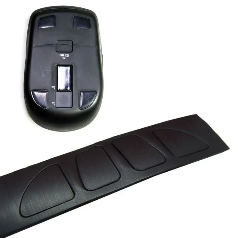 

1 Set 0.6mm Thickness Replace Curve Edge Mouse Feet Mouse Skates For logitech Anywhere m905 Mouse