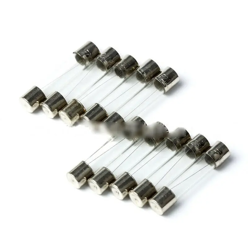 150 шт. 250V быстродействующие Стекло 5X20mm предохранители автомобиля трубка Ассорти