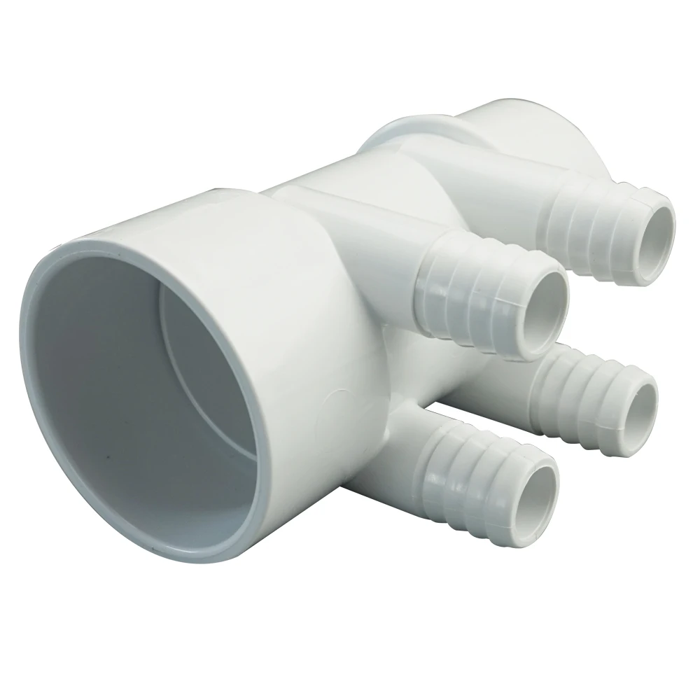 ПВХ водяной насос коллектор 2 дюйма 4 шт. 3/4 порт s без мертвого конца из с портами