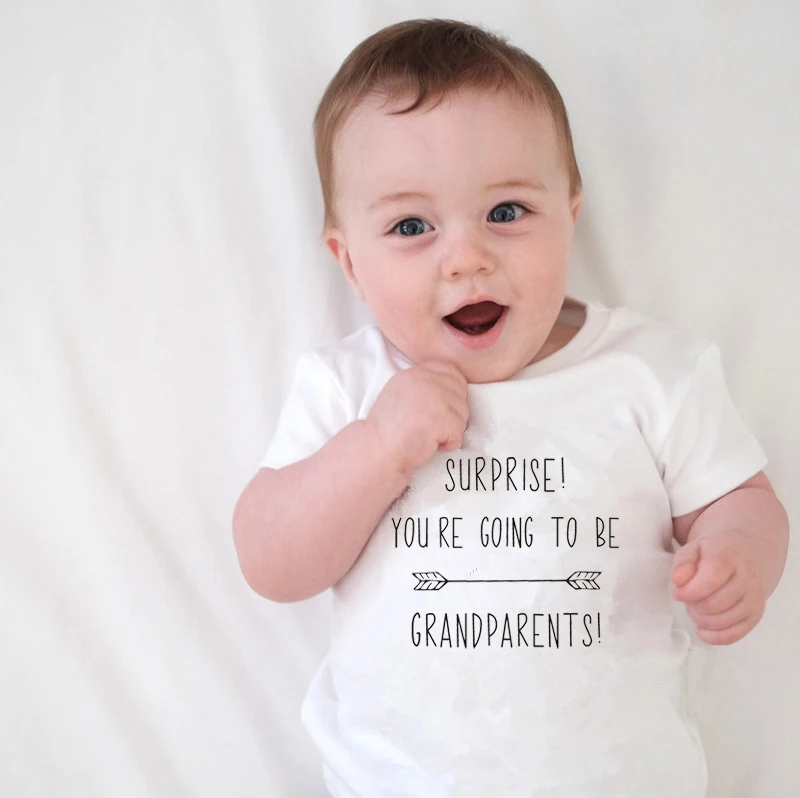 Новый Повседневный Детский боди с принтом для новорожденных девочек мальчиков