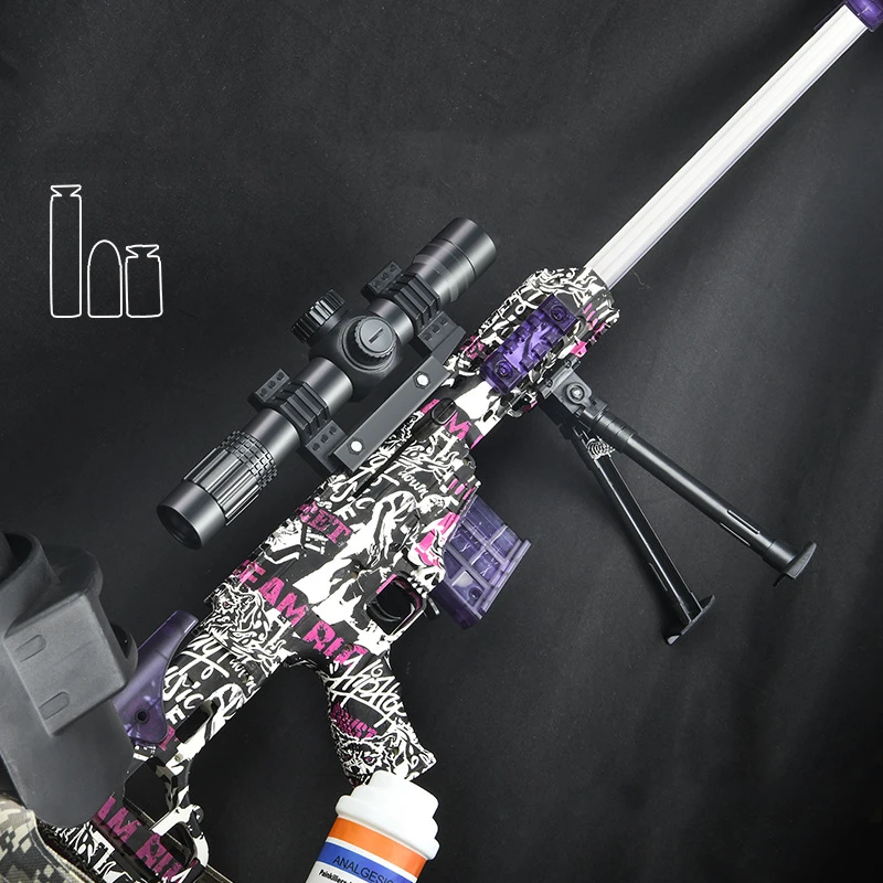 Снайперская винтовка Barrett ручной игрушечный пистолет-бластер из ЭВА мягкие
