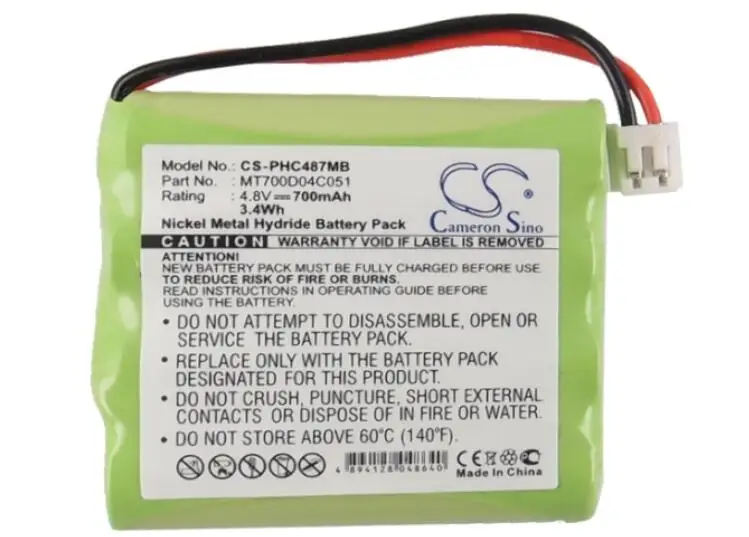 

cameron sino 700mah battery for AVENT SDC361 for HARTING & HELLING Janosch MBF4080 MBF5050 MBF5151 MBF4080 MBF5050 MBF5151