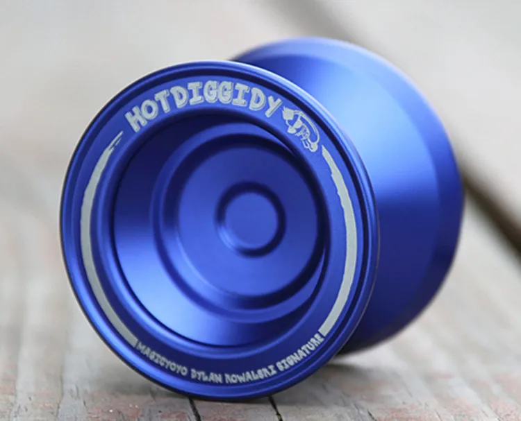 blue Новое поступление MAGICYOYO MAGIC Hotdiggidy-M07 первое поколение YOYO для профессионального йо-йо 6061 один металл - Цвет: blue