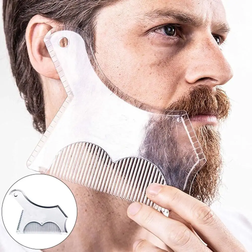 

HOT SALES!!!! Fashion Men Beard Shaper Shaping Tool Template Guide Shaver Face Hair Trimmer