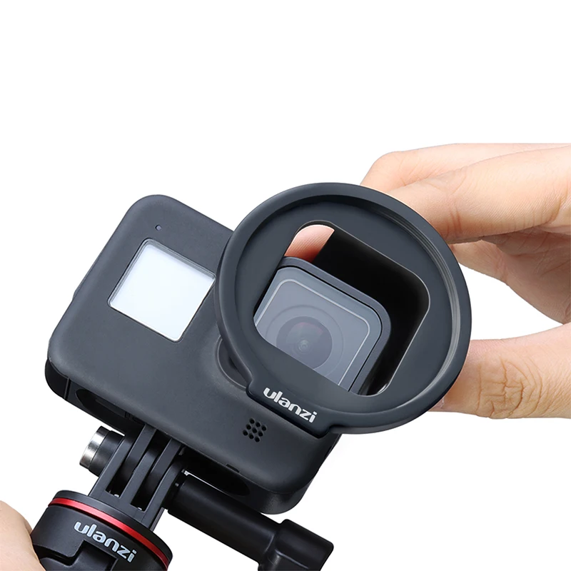 Ulanzi GoPro 8 52 мм фильтр адаптер для Hero8 Спортивная камера съемный кольцо кронштейн