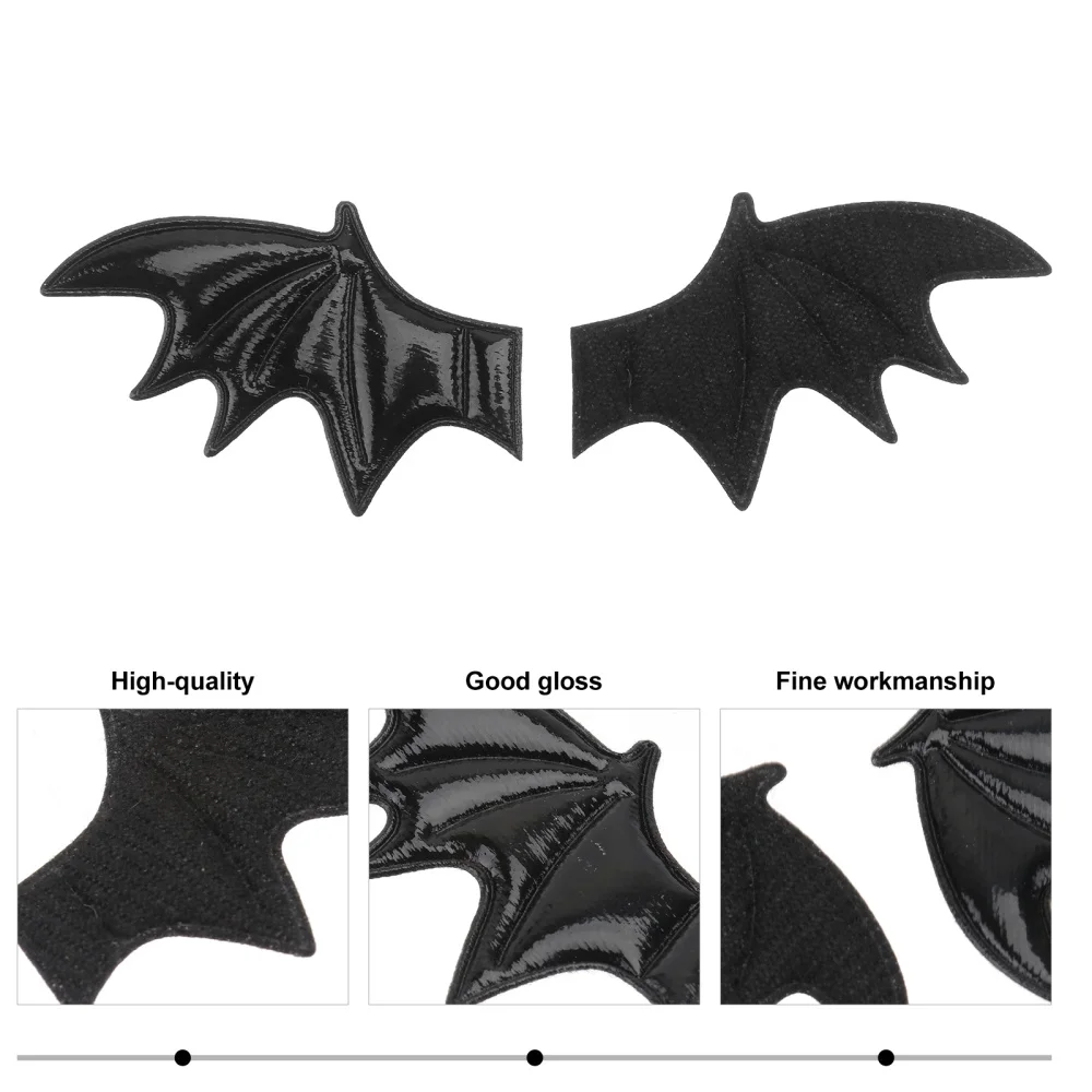 

10Pairs Creative Decors Clothes Making Accessories DIY Handicrafts Black