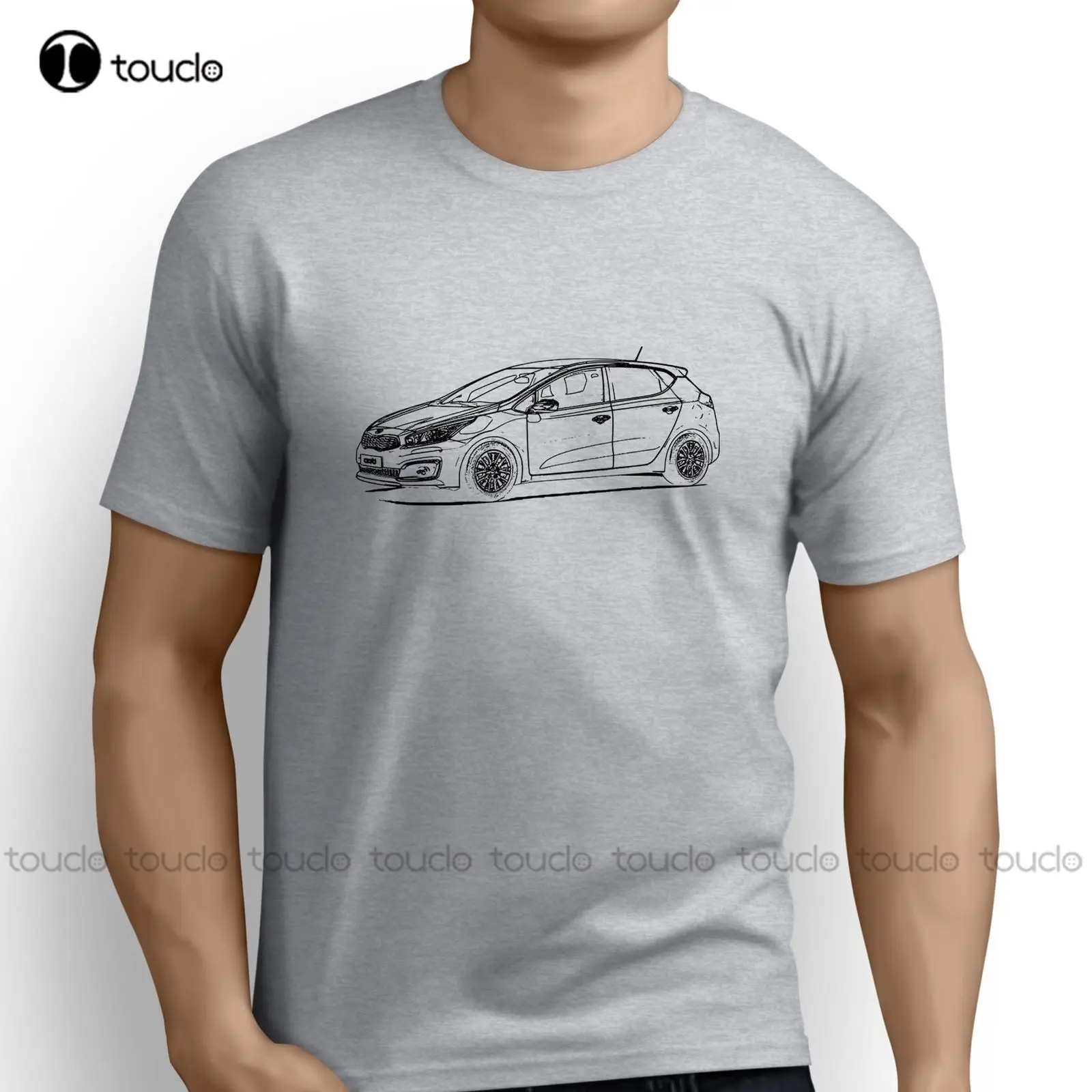 

Men Fashion Tshirts Funny Streetwear Brand Clothing Classic Korean Car Fans Ceed Inspired Car Printed T Shirts Cool Tee