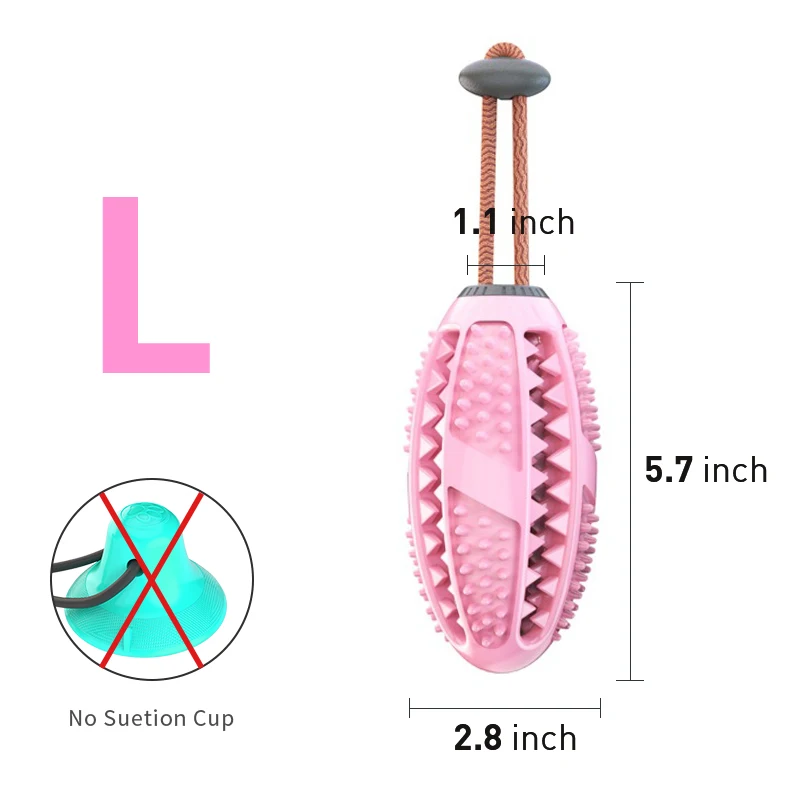 

Dog Toys Silicon Suction Cup for Pet Dogs Tug Interactive Ball Toys For Pet Chew Bite Tooth Cleaning Toothbrush Dogs Food Toys