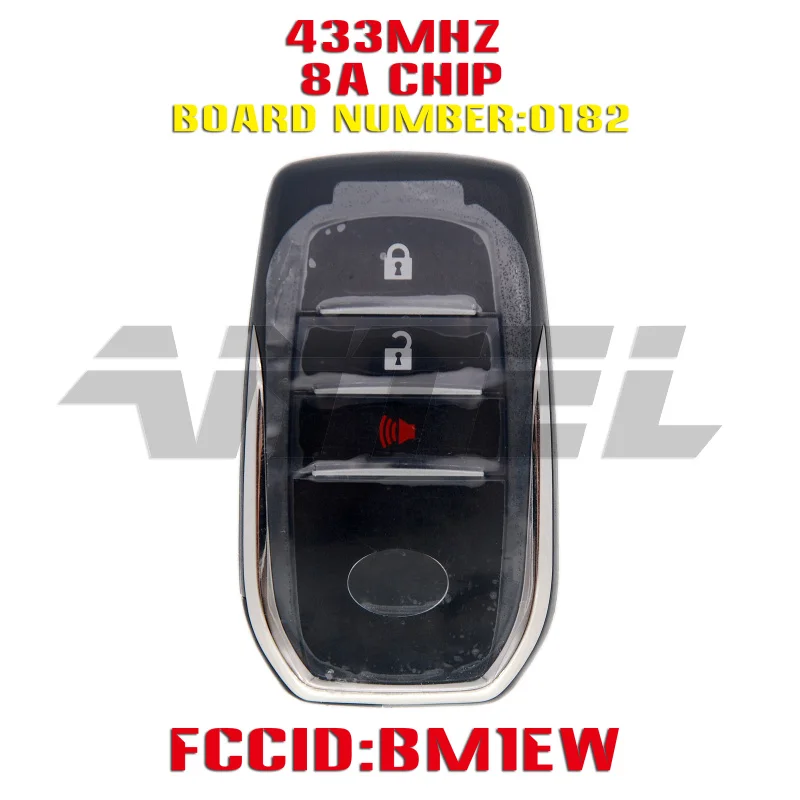 Пульт дистанционного управления для автомобильного ключа 433 МГц Toyota HILUX|Ключ от