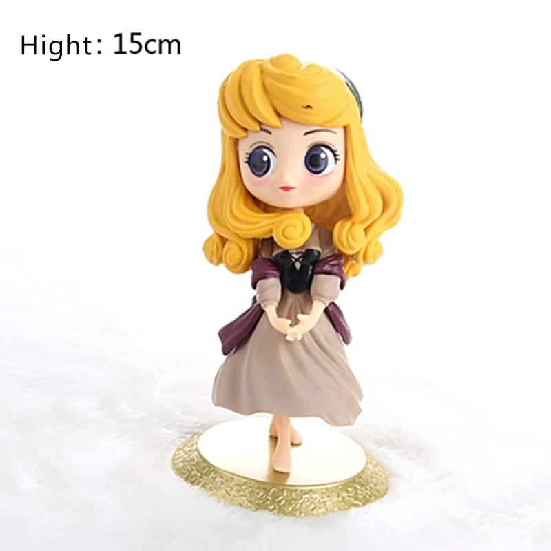 Фигурки героев мультфильма Disney Q игрушки принцессы Белоснежка жасмин Спящая