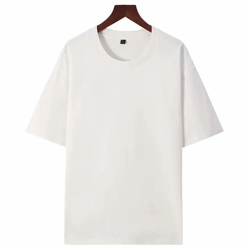 

2021 men's and women's cotton round neck short-sleeved T-shirt new summer half-sleeved loose T-shirt
