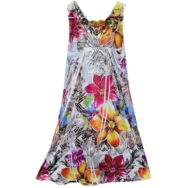 Пижама для девочек-подростков летняя с цветочным принтом без рукавов 2020 | Детская