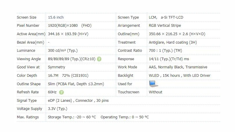 N156HCE-EN1 01YN145 01YN139 для lenovo thinkpad P52 ЖК-экран FHD 1920*1080 eDP 30 контактов тонкая ips панель подходит NV156FHM-N61 00NY692