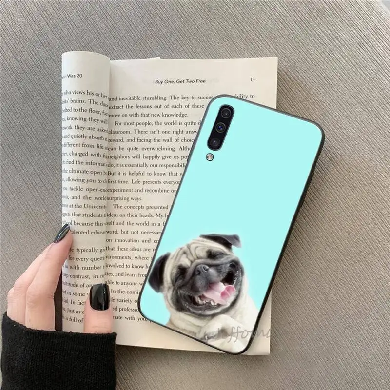 

Pug French Bulldog dogy funny Phone Cases For Samsung galaxy S note 7 8 9 10 20 fe edge A 6 10 20 30 50 51 70 lite plus cover