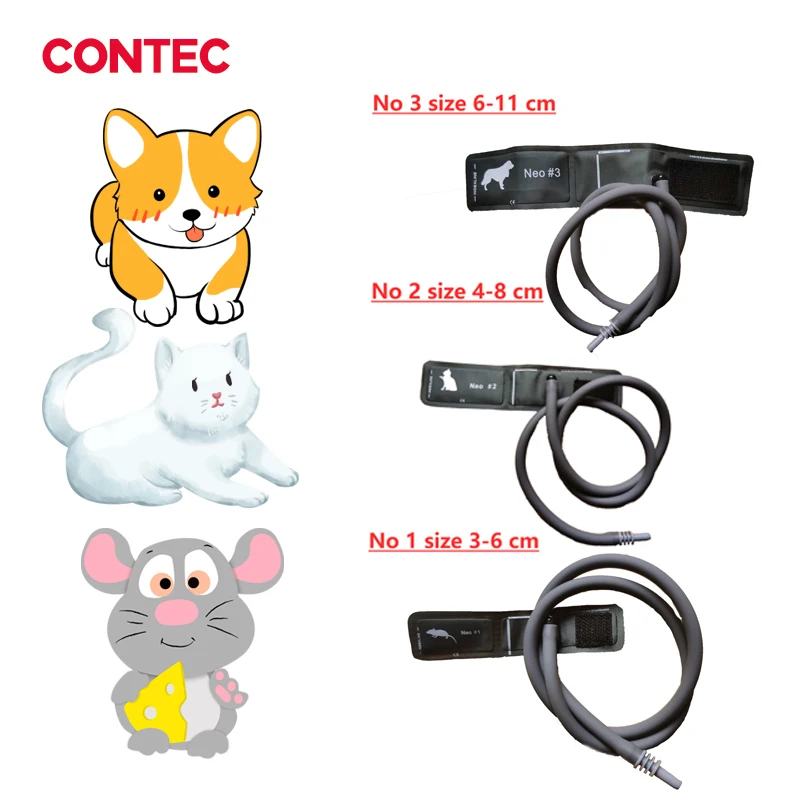 Cuff for Animals Veterinary Sphygmomanometer Blood Pressure Monitor CONTEC08A-Vet Univeral All Type