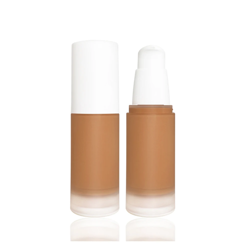 Concealer Moisturizing Liquid Foundation Private Label Low MOQ  Customization Long-lasting Makeup Foundation 10 Colors