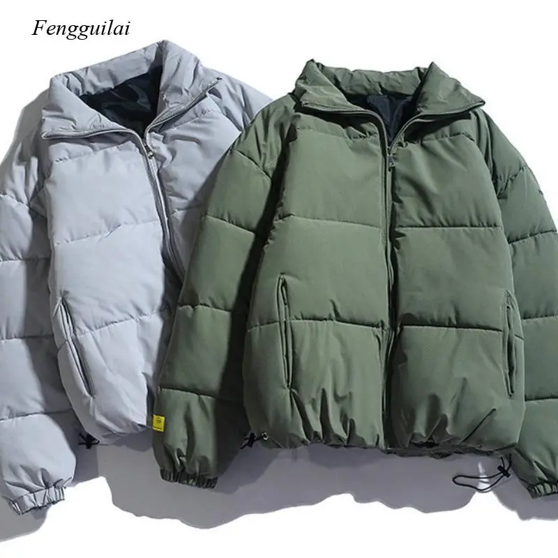 

Зима 2021, модное пальто, Мужская теплая парка, пальто, уличная одежда, облегающая Мужская куртка, однотонное ветрозащитное плотное пальто