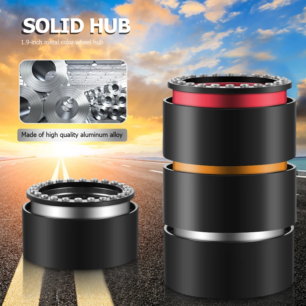 

4pcs RC Crawler Car Metal Wheel Rims Good Toughness and Strong Endurance Kits for Traxxas Redcat Rc4wd Axial SCX10