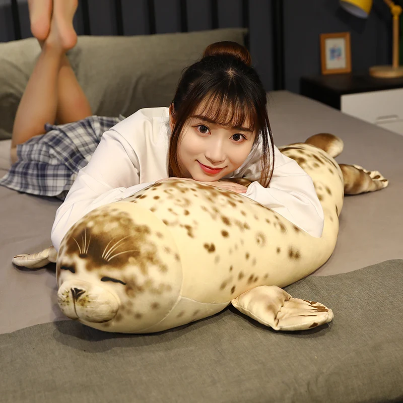 1Pc Low ราคา Creative Anime Kawaii Sea World สัตว์ซีลโยนหมอน Sea Lion Plush ตุ๊กตาตุ๊กตาหมอนนอนของเล่น