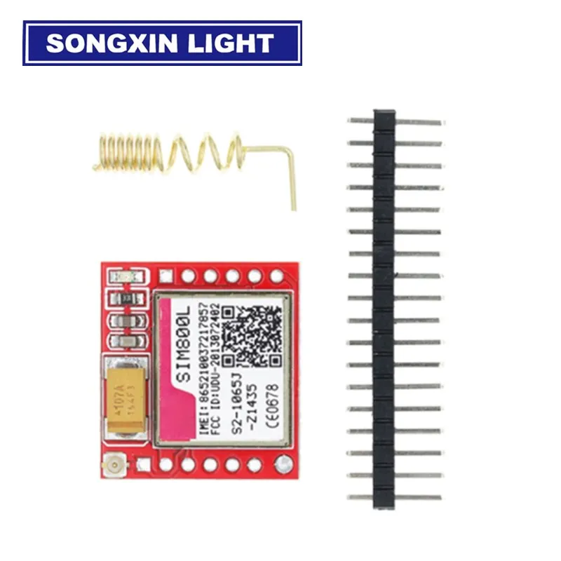 5 шт./лот самый маленький SIM800L GPRS GSM модуль MicroSIM карта Core плата четырехдиапазонный