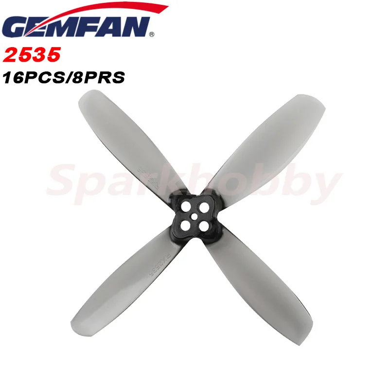 16 шт./8 пар GEMFAN RotorX 2535 2 5x3 5 дюйма CW CCW Blade To 4 Propeller для RC Drone FPV Racing 2207 бесщеточный