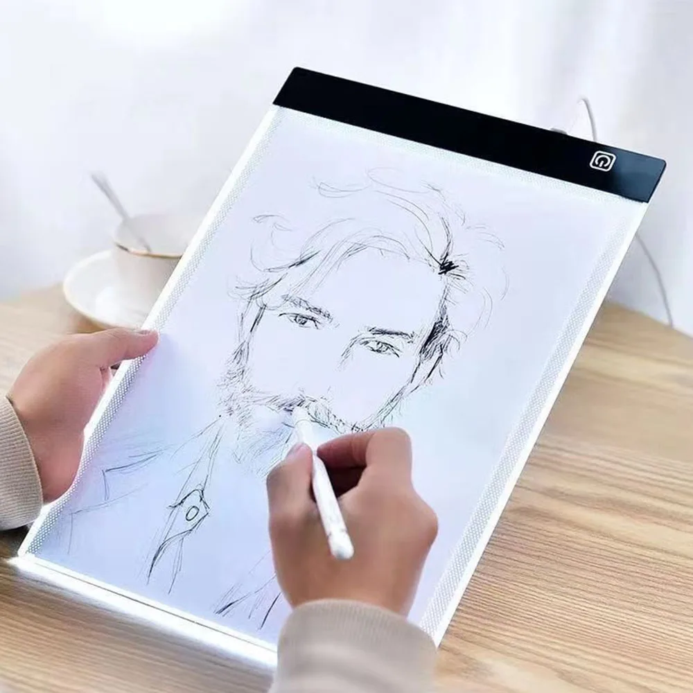 

Portable A4 LED copy Board Ultra-Thin Adjustable USB Power Artcraft LED Trace Light Pad for Tattoo Drawing, Streaming1