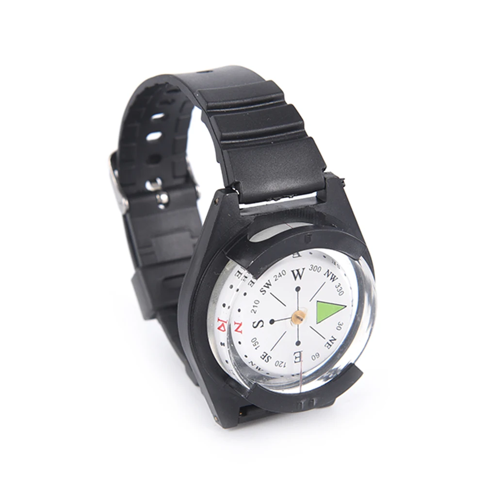 Высококачественные походные часы 2018 черный ремешок тактический компас на