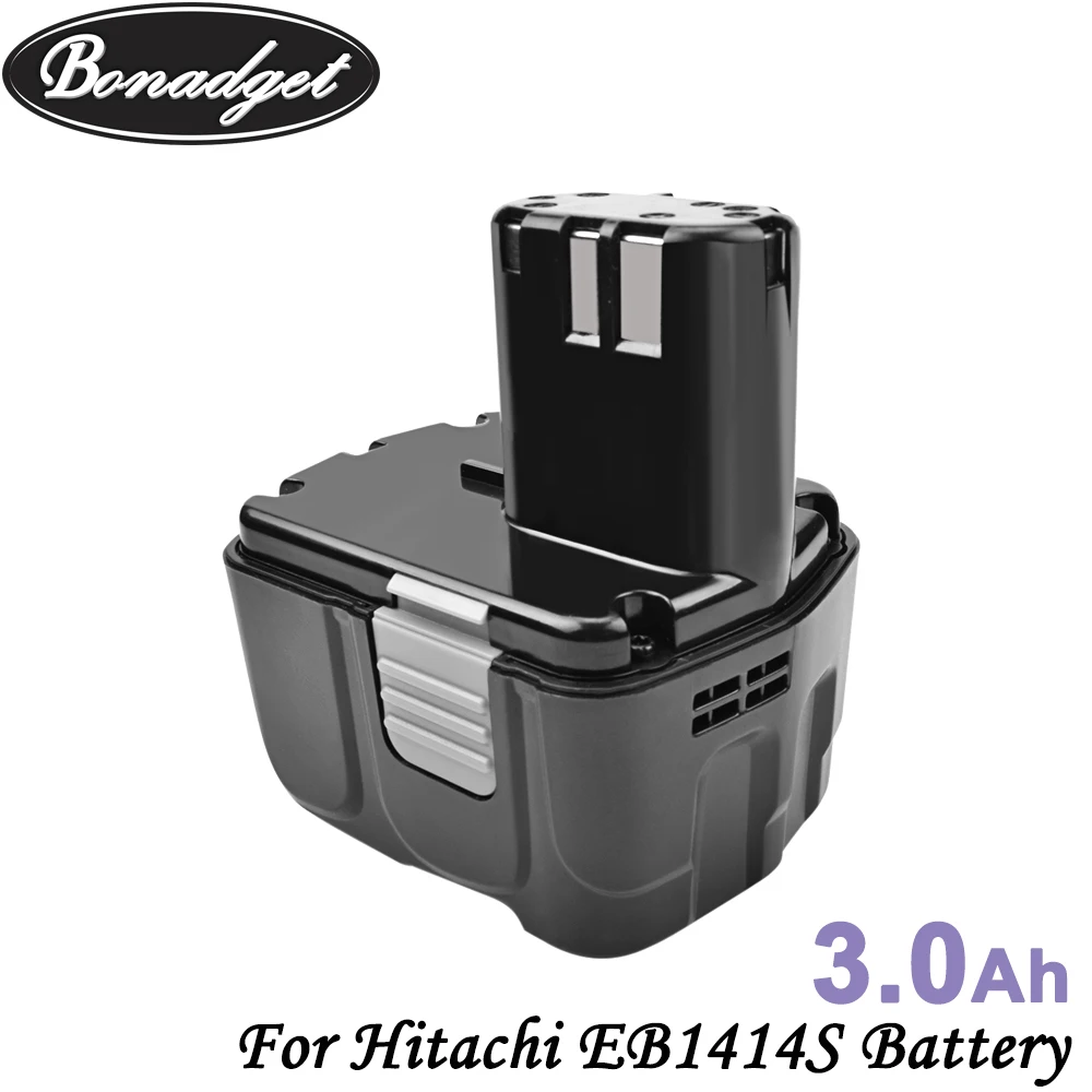 Bonadget аккумуляторная батарея 14 в 3000 мАч Ni-MH для Hitachi EB1414S EB14B EB1412S 324367 315130 316552