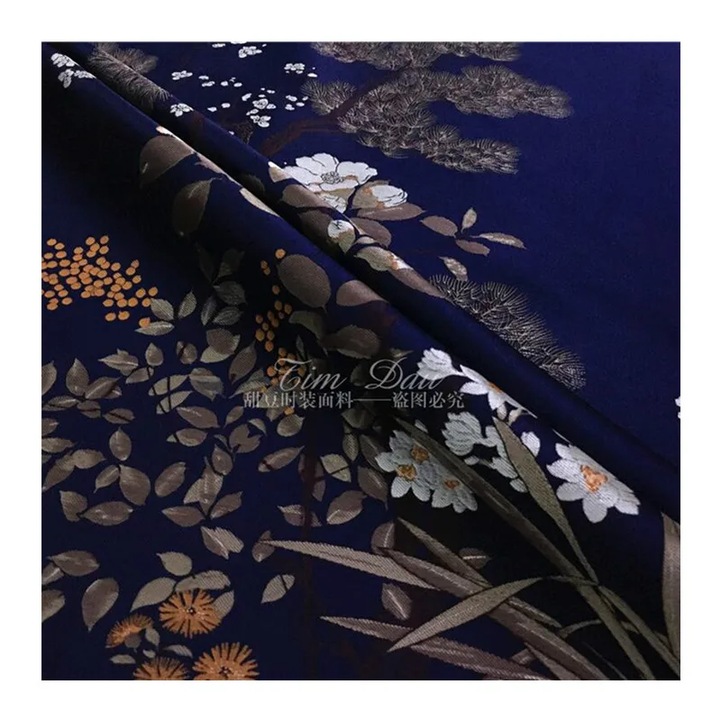 

Yarn-dyed Polyester for sewing Jacquard clothing windbreaker diy the Fabric for dress per meter wholesale jacquard Cloth