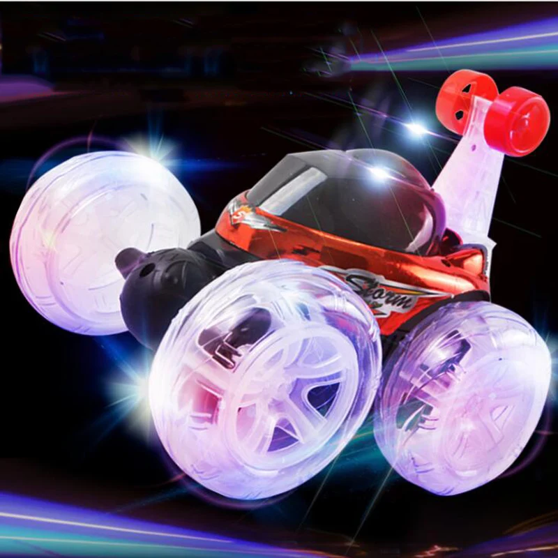 Boys Gift Toy 360 Tumbling Electric Controlled RC Stunt Dancing Car Flashing Light Dasher Vehicle Kids Remote Control | Игрушки и хобби