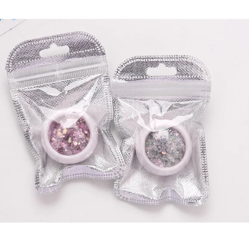 Блестящий гель с блестками 12 цветов для лица тени век Алмазный блеск мерцающий