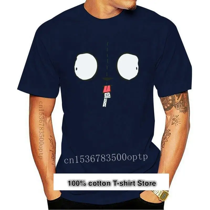 

Camiseta informal de The Invader Zim Gir Face, camisa fresca