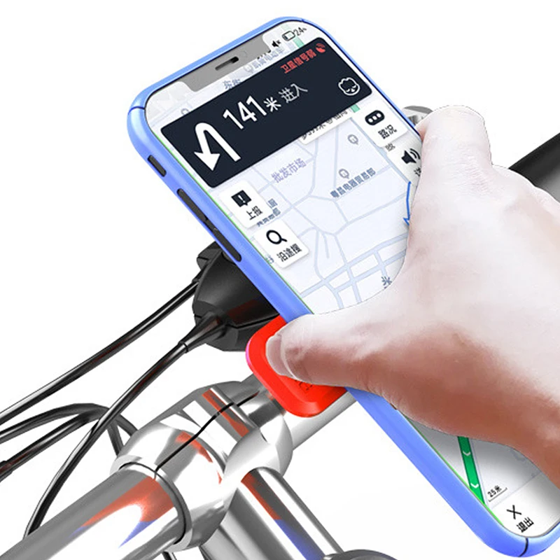 1 pcs new bicycle motorcycle phone holder universal cycling bike cell phone stand moto bicycle handlebar mount security bracket free global shipping