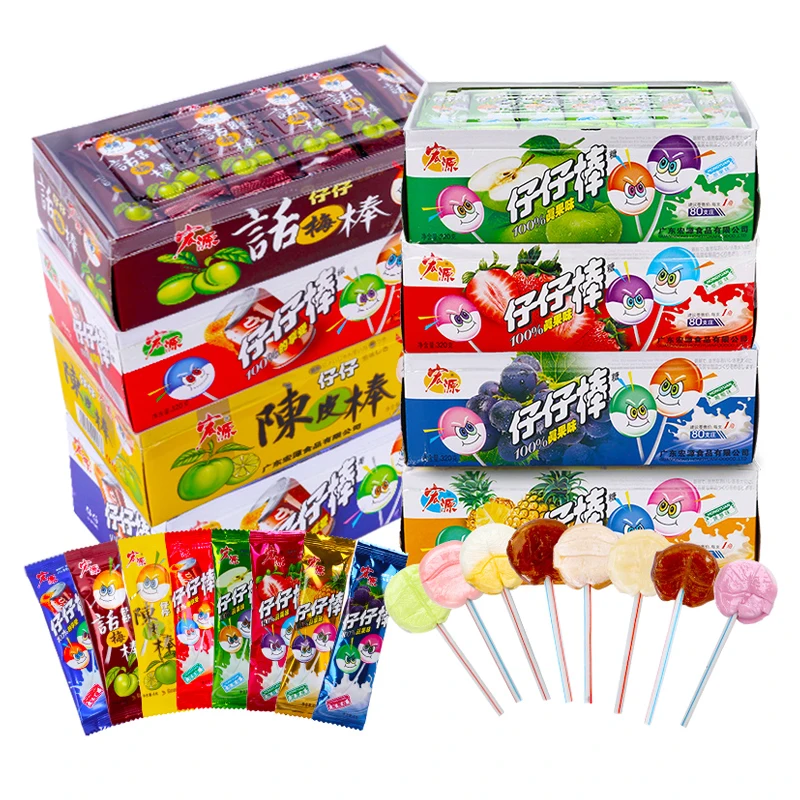 

Hongyuan Zaizi Sticks 80 Lollipops Net Red Nostalgic Children's Candy