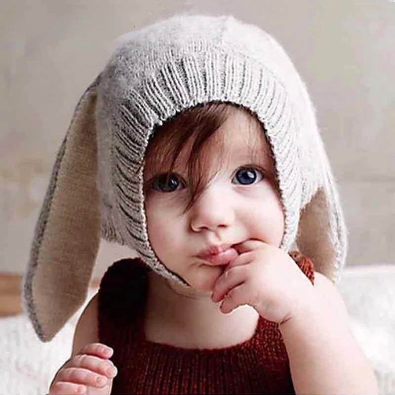 

Soft Knit Hat for Baby Girl and Boy, Kids Warm Winter Hat, Beanie, Newborn Photography Prop