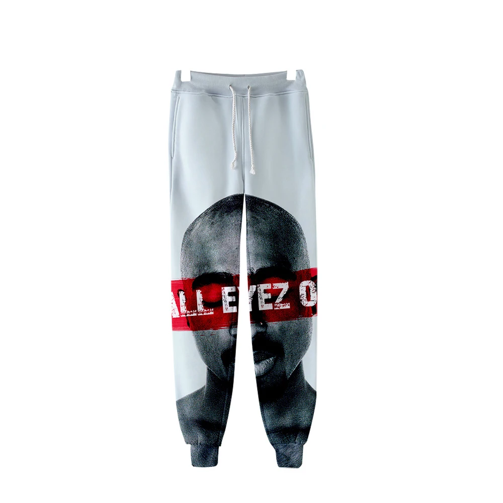 

Hot Sale 2pac Sprot pants Men/women Sweatpants Japanese Streetwear Popular Pants Cargo 3D Pants Hip Hop Spring Pants Plus Size